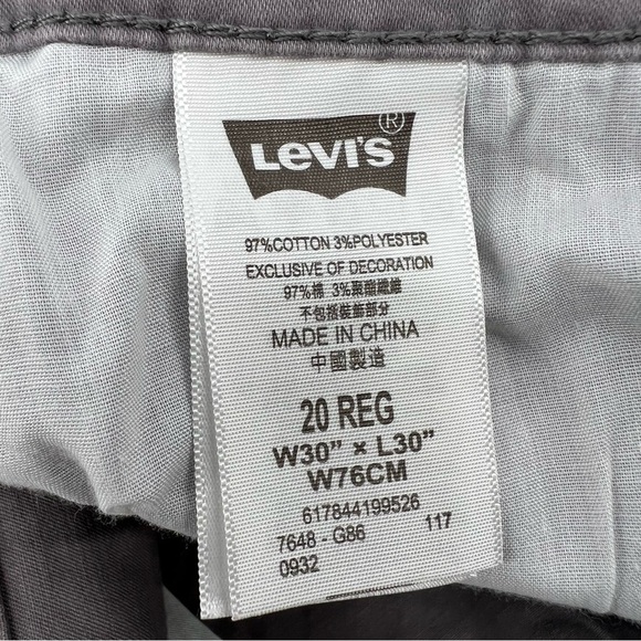 Levi's 511 Gray Slim Taper Fit Jeans Size 30 Women's - Picture 2 of 6